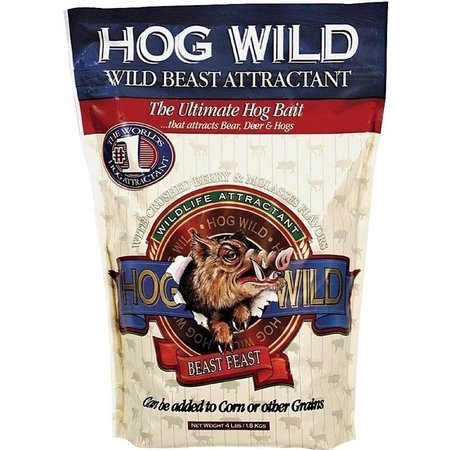 EVOLVED HABITATS Hog Wild EVO Wild Beast Attractant, Berries, Molasses Flavor, 4 lb Bag 34094